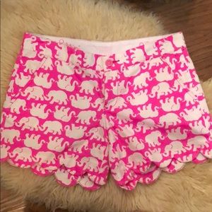 LILLY PULITZER PINK BUTTERCUP SHORTS WORN ONCE💗🐘